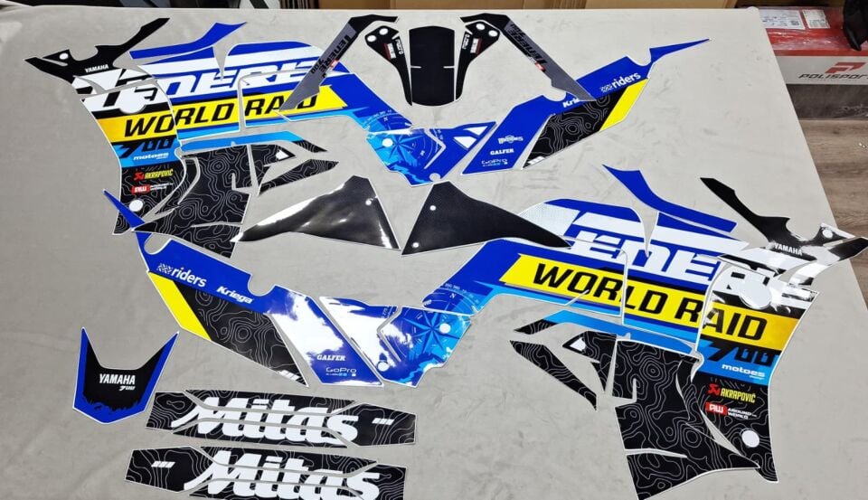 YAMAHA TENERE 700 World Raid Uyumlu Sticker Seti – Outlet