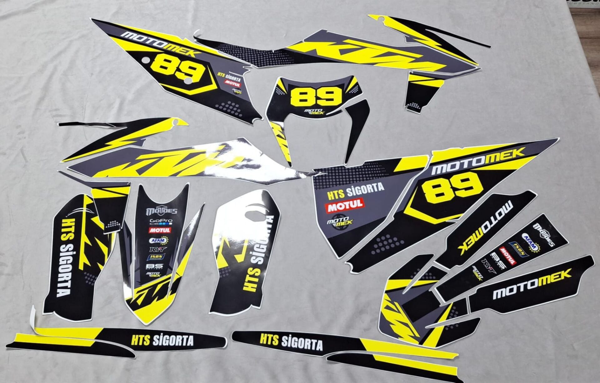 KTM EXC (2020–2023) Uyumlu Sticker Seti – Outlet