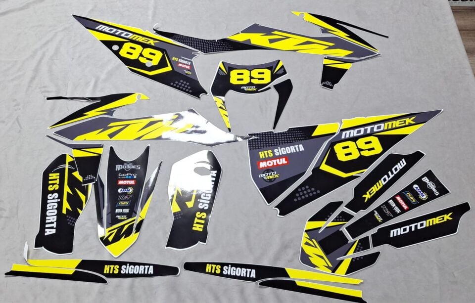 KTM EXC (2020–2023) Uyumlu Sticker Seti – Outlet