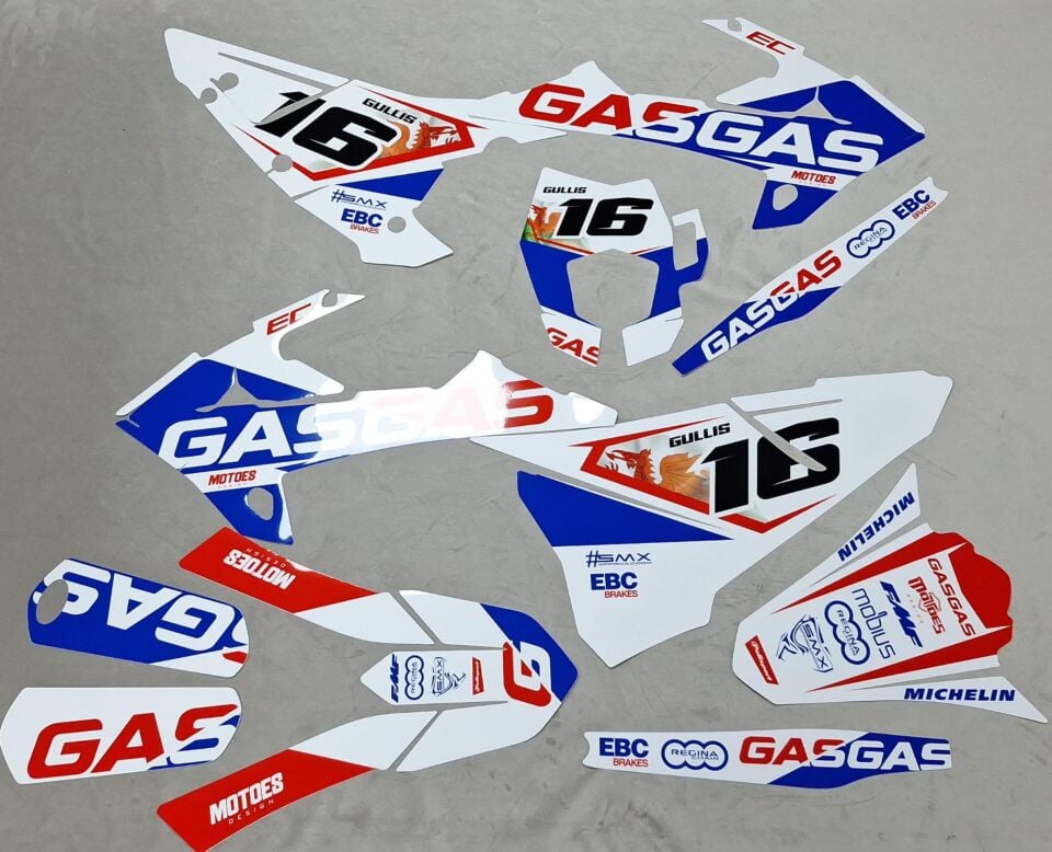 GASGAS (2018–2019) Uyumlu Sticker Seti – Outlet