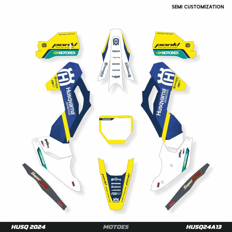 Husqvarna Modelleri için Grafik Kiti TE-FE 2020-2023 - Standart Parlaklık