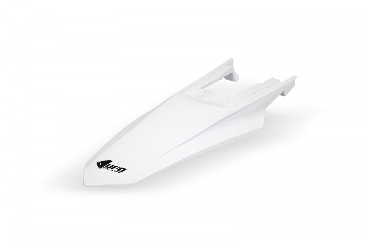 UFO PLAST Arka Çamurluk Beyaz KTM SX - SX-F - XC - XC-F 2023 - 2026 Modelleri İçin