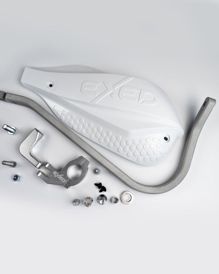 KTM/Husqvarna/GASGAS/BETA/Sherco Uyumlu Elcik Koruma Seti Beyaz