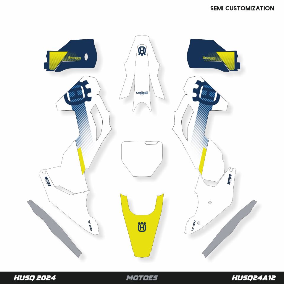 Husqvarna Modelleri için Grafik Kiti - Factory Spirit TC-FC 2023-2024 - Standart Parlaklık - Seçenek 5
