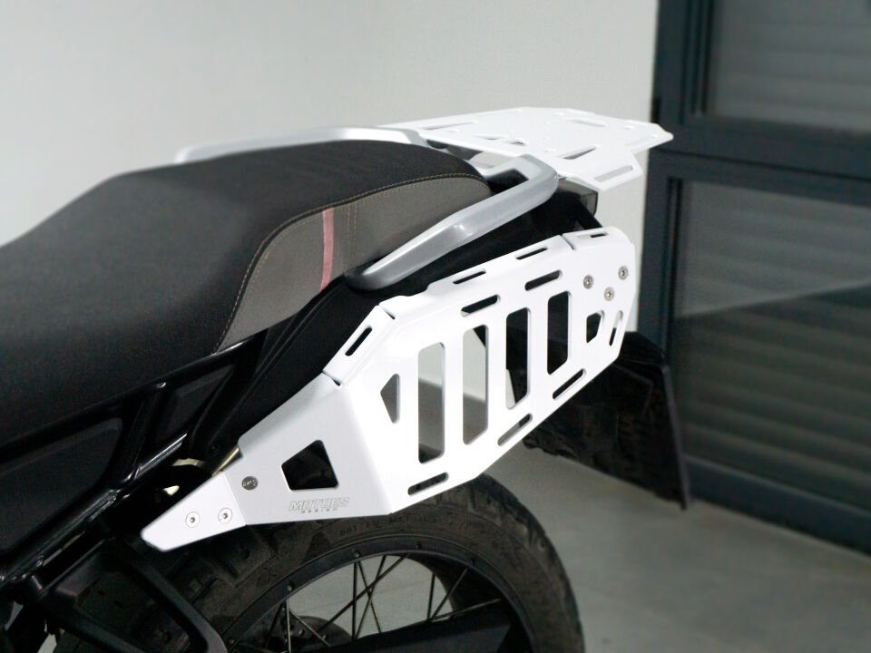 CF Moto 450MT Yan ve Arka Çanta Demirleri 2024-2026 Ham alüminyım
