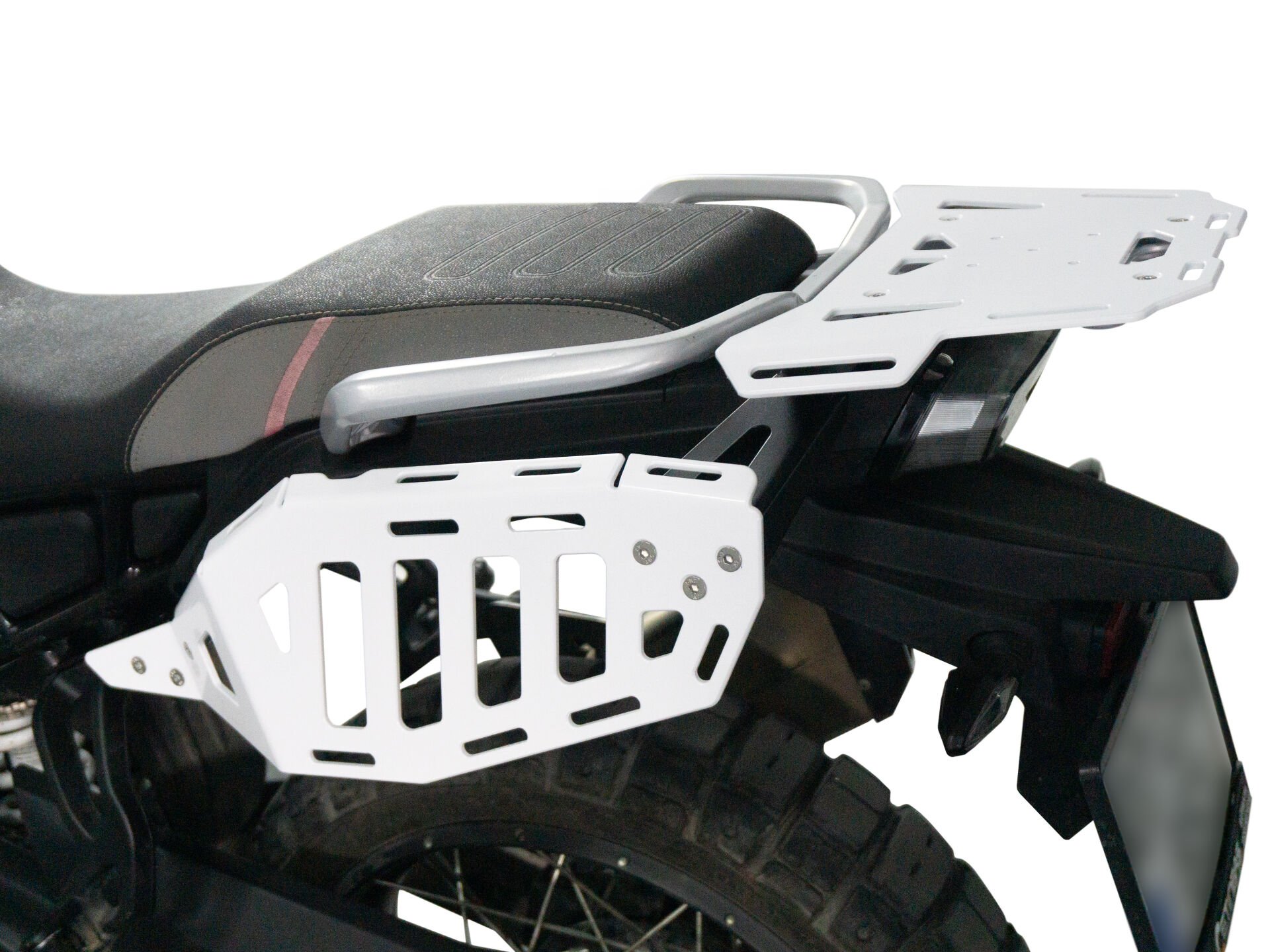 CF Moto 450MT Yan ve Arka Çanta Demirleri 2024-2026 Ham alüminyım