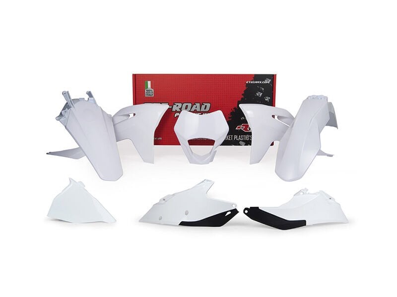 RTECH Beyaz Plastik Kit GASGAS 2020-2023 Modelleri İçin