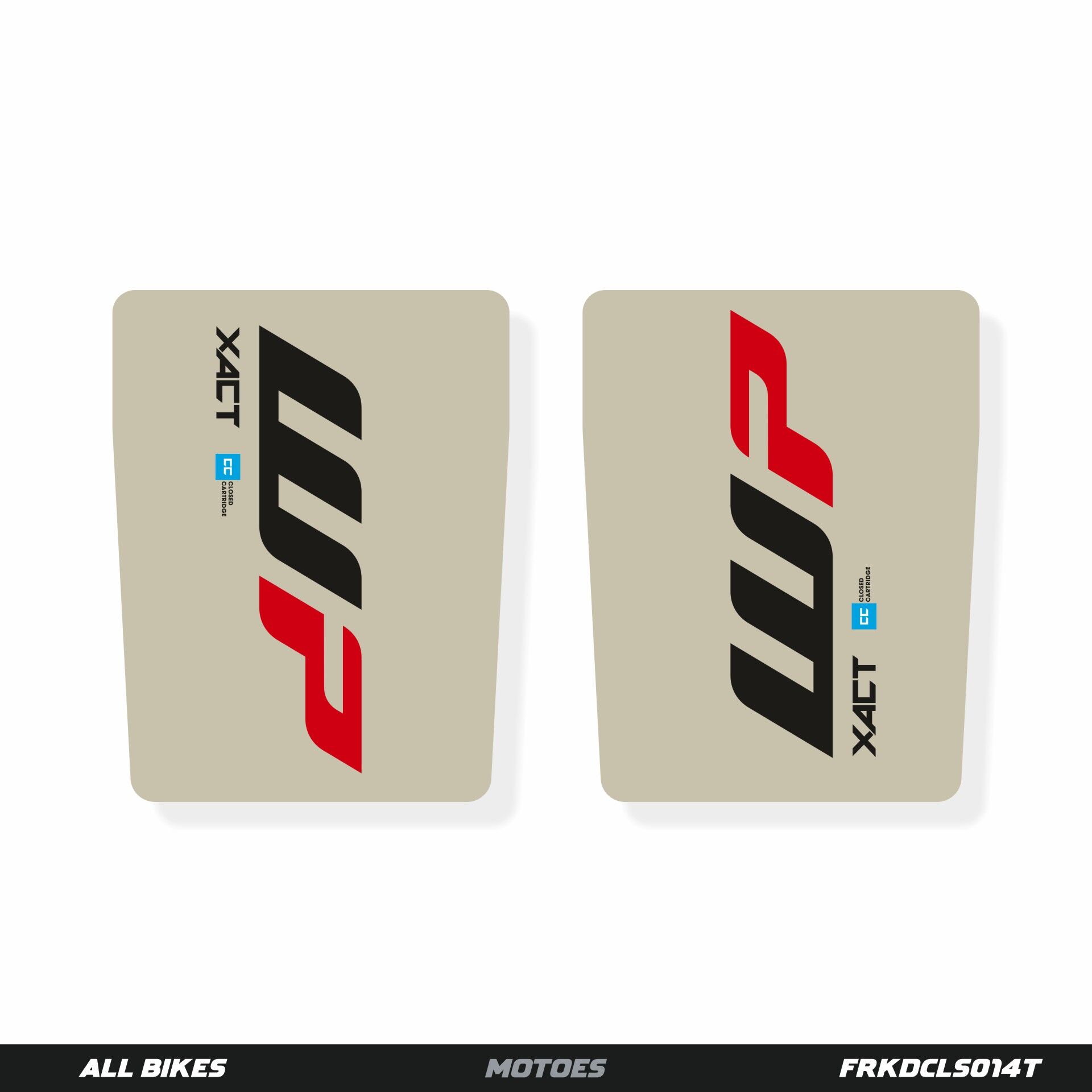 WP FORK DECAL KIT - CLEAR Gloss