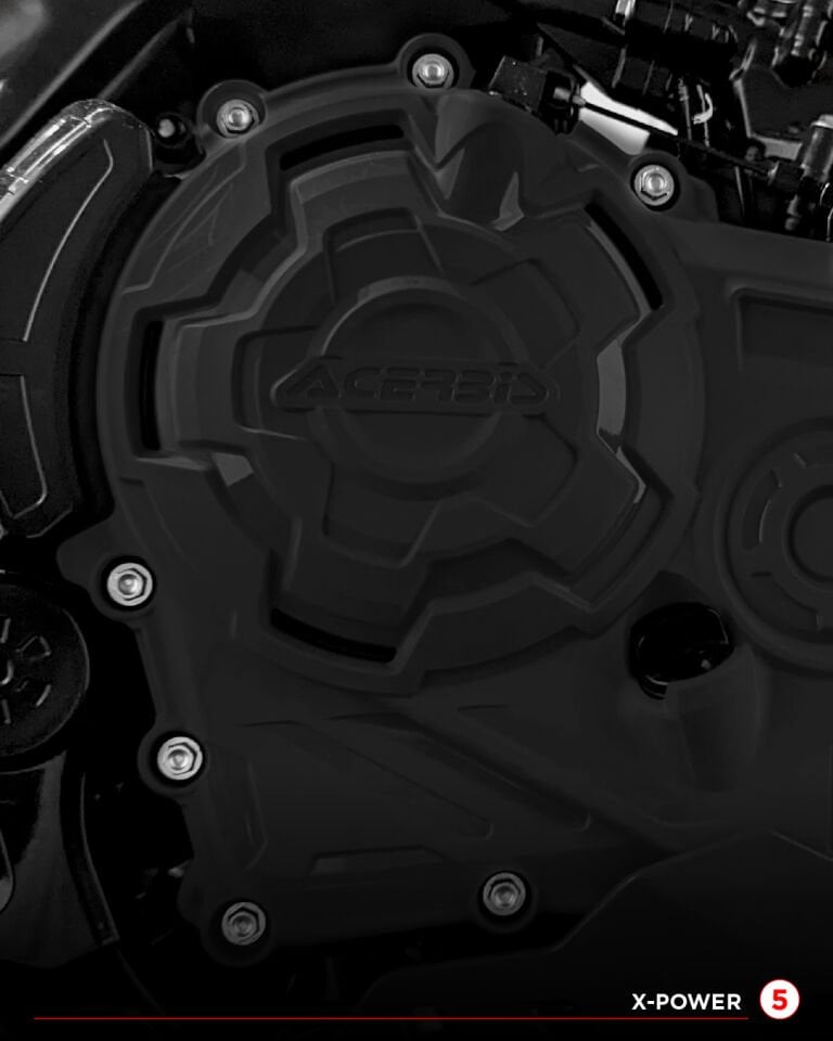 Acerbis X-Power Honda 2023-2025 Motor Kapak Koruma Siyah