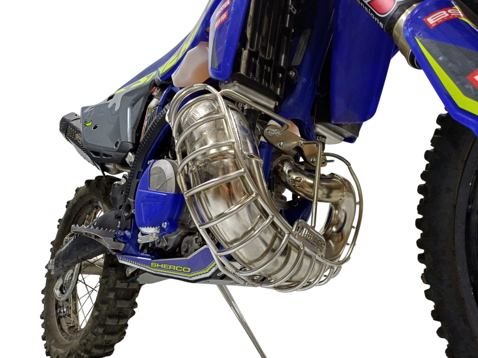 SHERCO 250/300 2T 2025 ( SPES ) Model Salyangoz Tel Koruma Taban+Tel Koruma ve Link Koruma