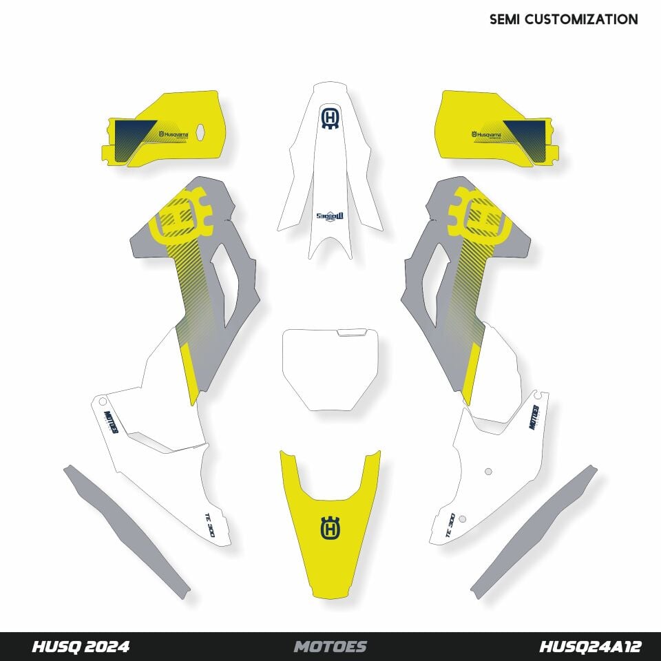 Husqvarna Modelleri için Grafik Kiti - Factory Spirit TC85 2025 - Standart Parlaklık - Seçenek 2