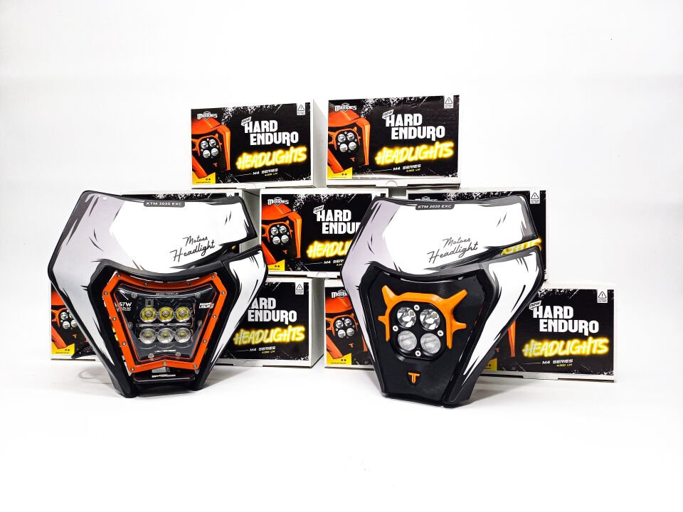 KTM 2014-2023 Motoes Highpower Led Far M6 Serisi BLACK