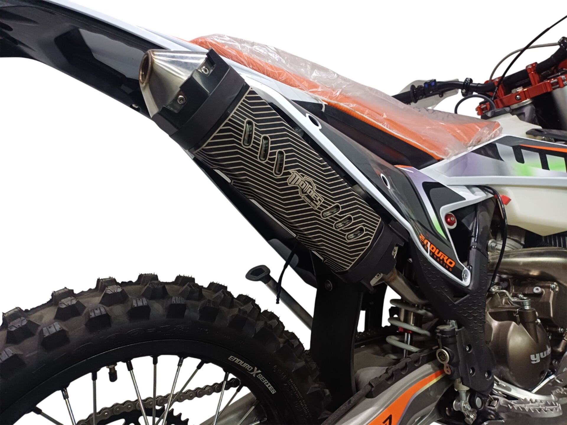 Yuki 2025 250 için Egzoz Tüp Koruma