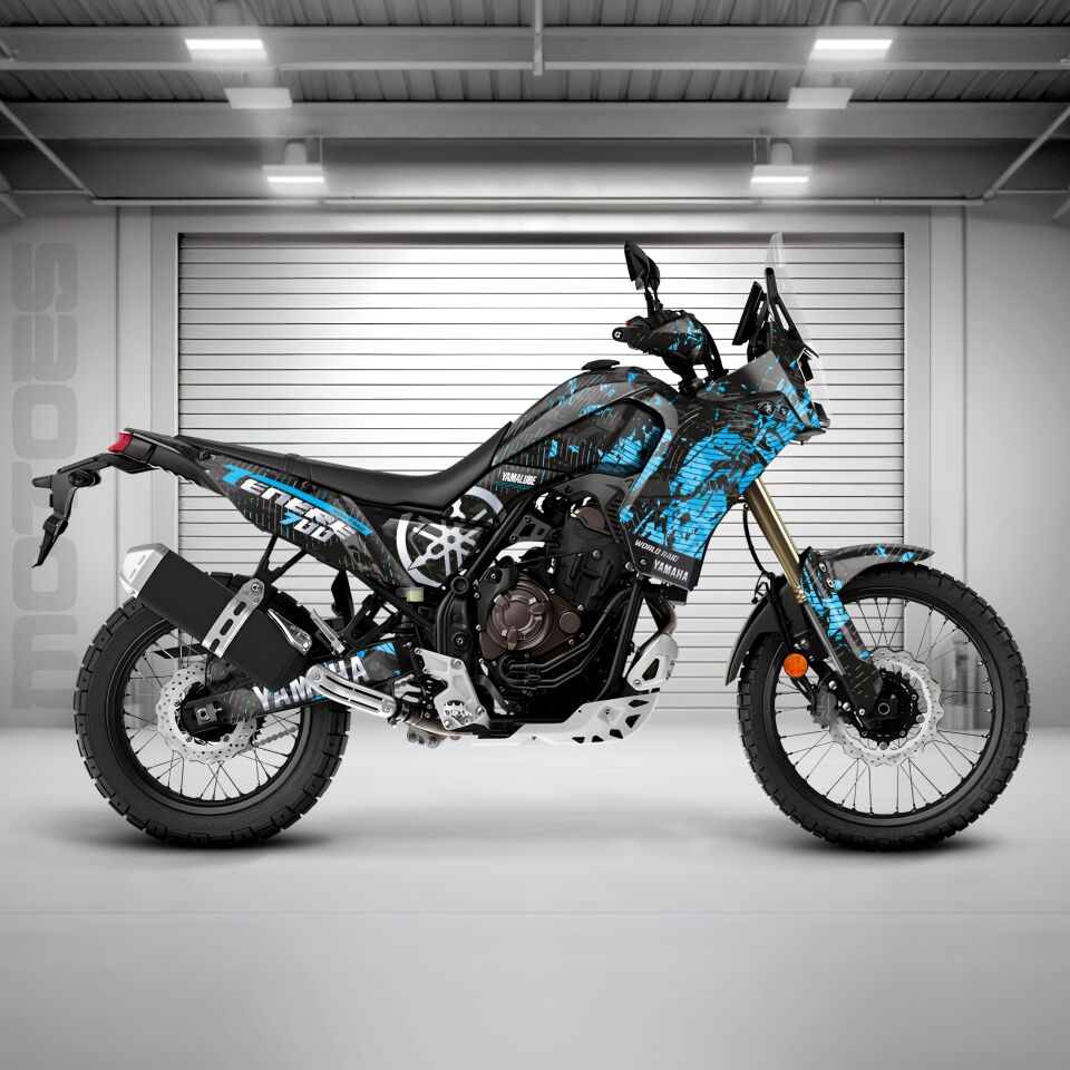 YAMAHA TENERE 700 İÇİN GRAFİK SETİ Tenere 700 Rtech Revolution - 2020 - Standart Matte - #ff0000:RED