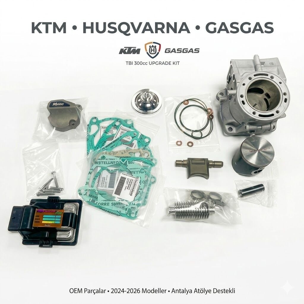 KTM/Husqvarna/GASGAS TBI 300cc Dönüşüm Kiti + ECU Yazılım