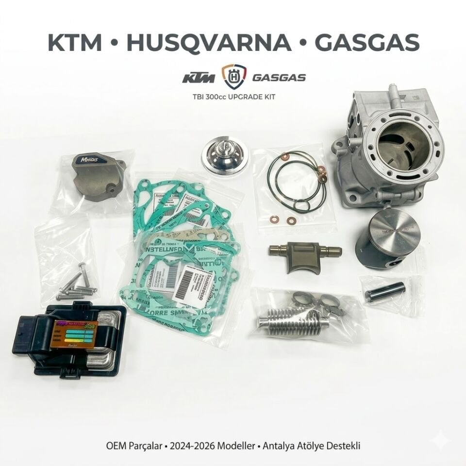KTM/Husqvarna/GASGAS TBI 300cc Dönüşüm Kiti + ECU Yazılım