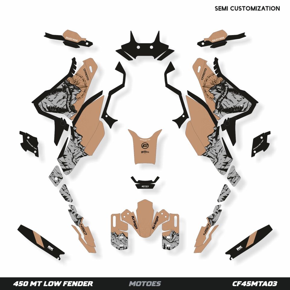 CF MOTO Modelleri İçin Grafik Kiti