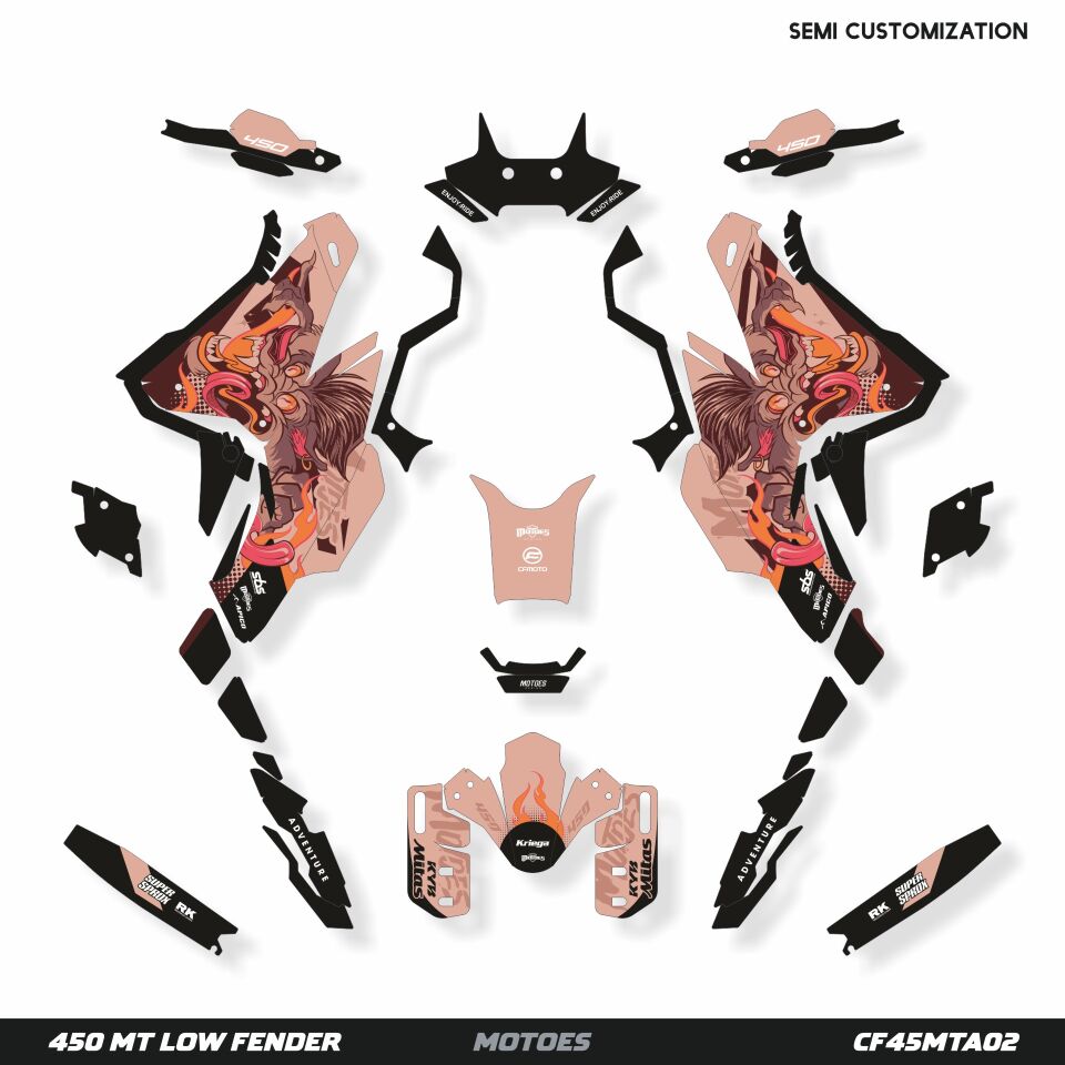 CF MOTO Modelleri İçin Grafik Kiti