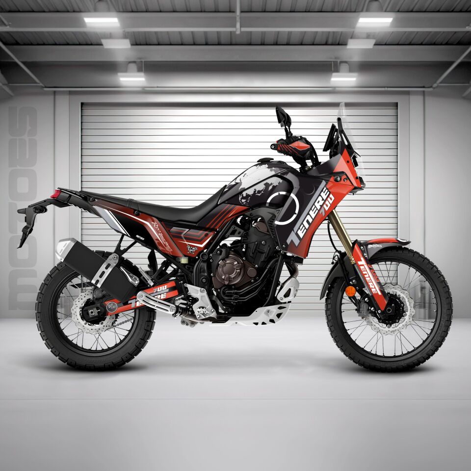 YAMAHA TENERE 700 İÇİN GRAFİK SETİ Tenere 700 - 2019 - Standart Matte
