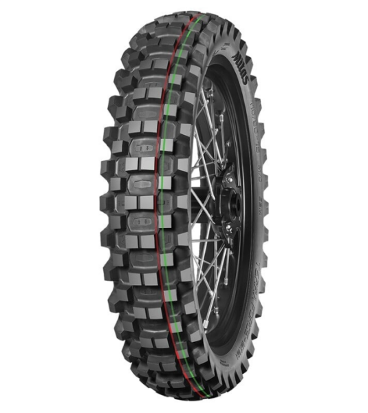 Mitas 70/100-10 Mitas (2.50-10) Mx Mh 41M Arka Lastik Yeşil, Kırmızı Çizgi