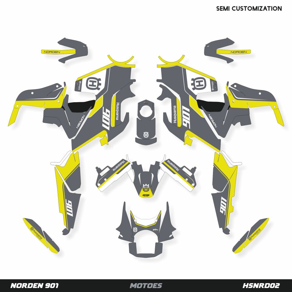 Husqvarna Norden 901 için Grafik Kiti