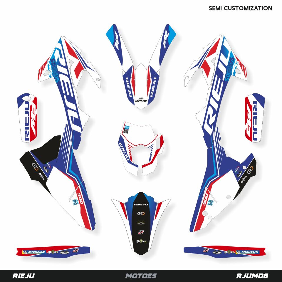 Rieju MR Pro için Grafik Kiti