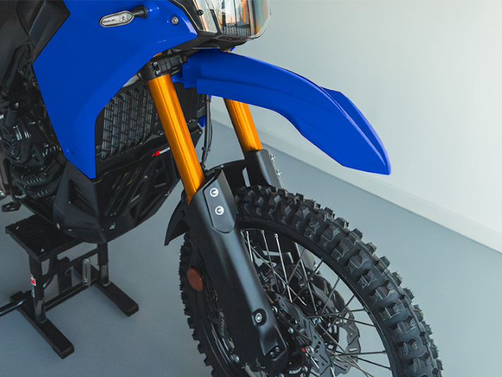Yamaha Tenere 700 R-Tech Mavi Ön Çamurluk ve Amortisör Koruma Seti (3 Parça)