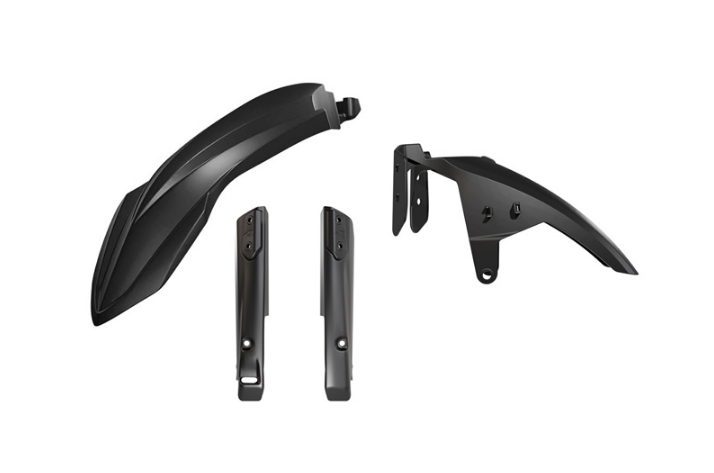 Yamaha Tenere 700 R-Tech Siyah Ön Çamurluk ve Amortisör Koruma Seti (3 Parça)
