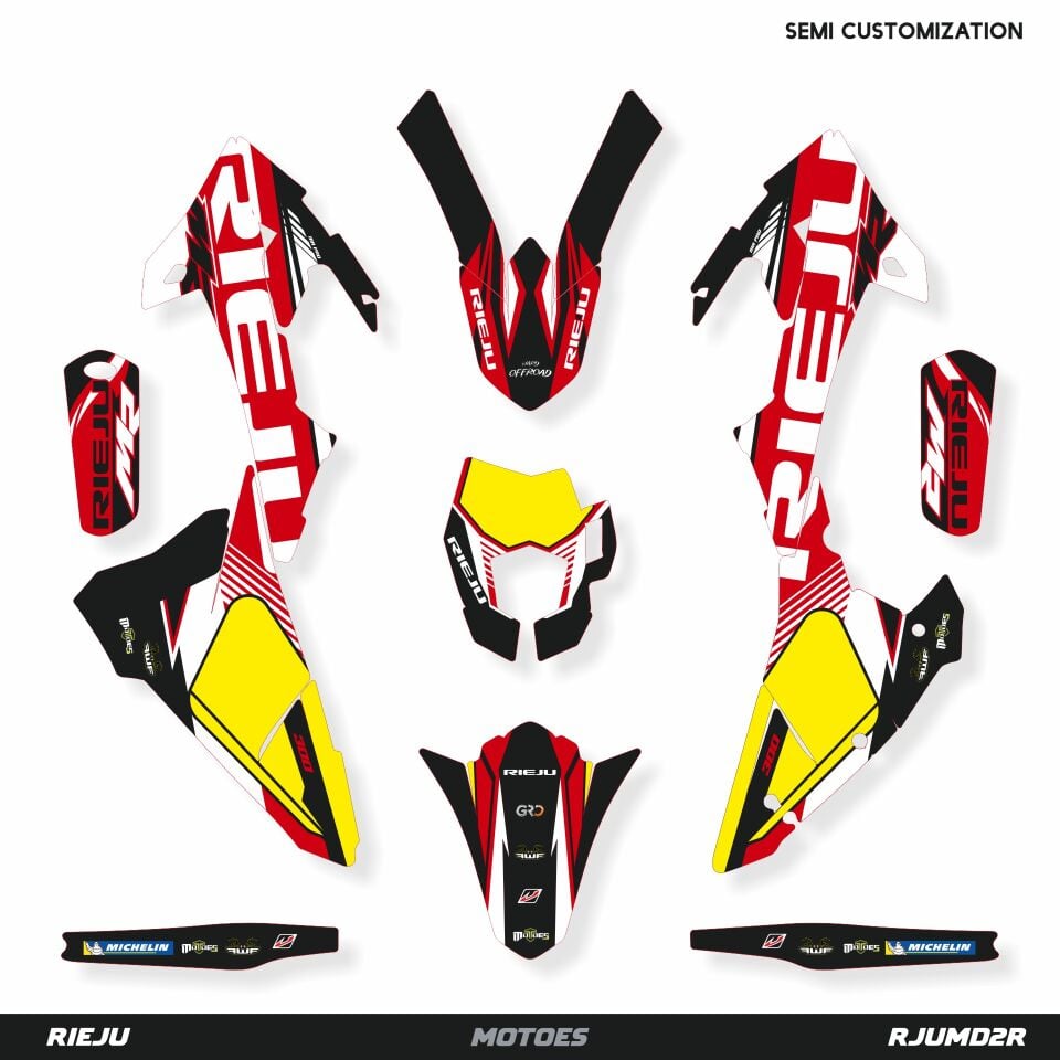 Rieju MR Pro için Grafik Kiti