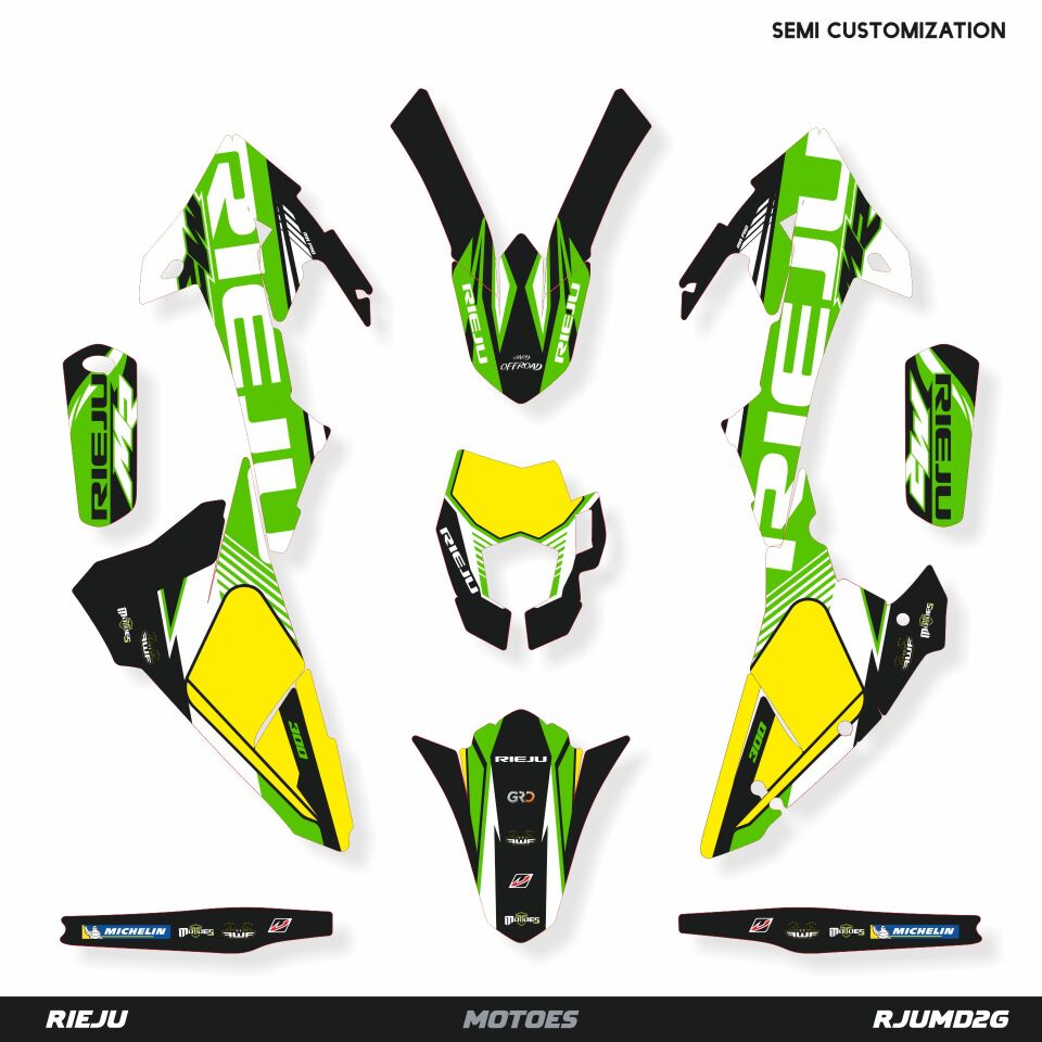 Rieju MR Pro için Grafik Kiti