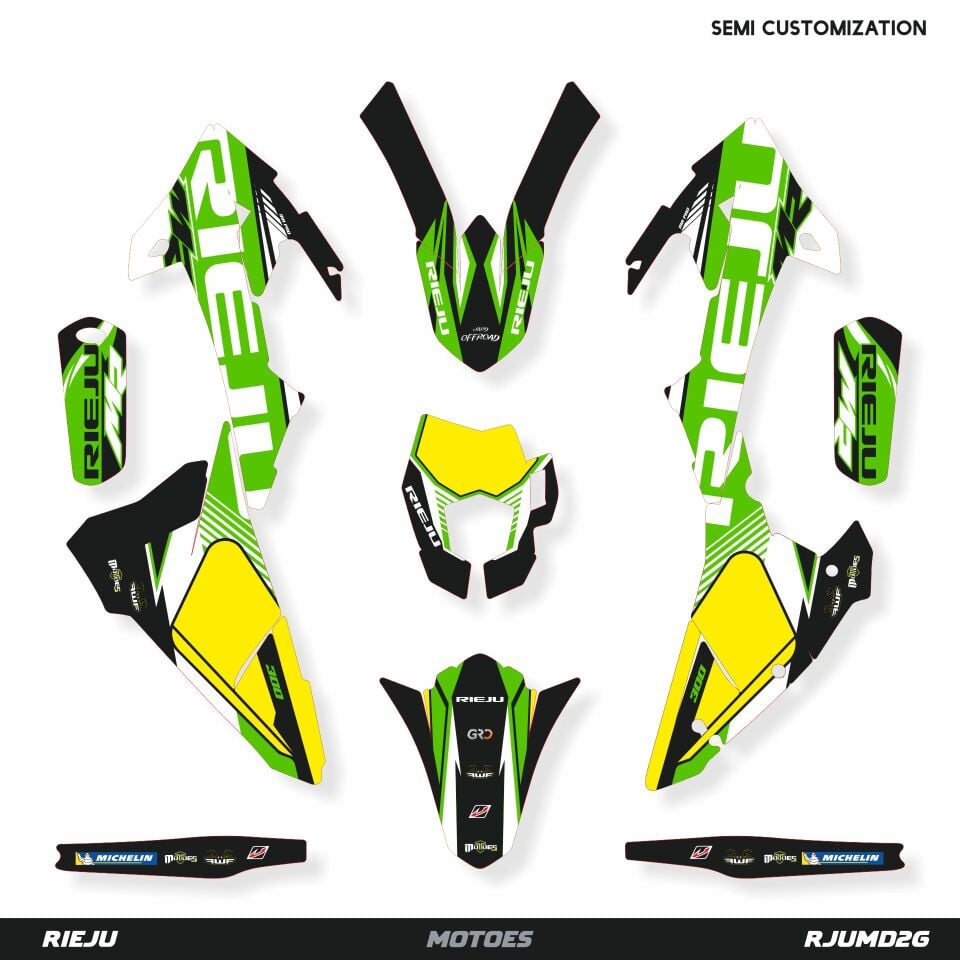 Rieju MR Pro için Grafik Kiti