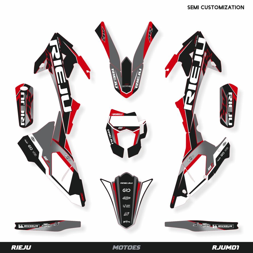 Rieju MR Pro için Grafik Kiti