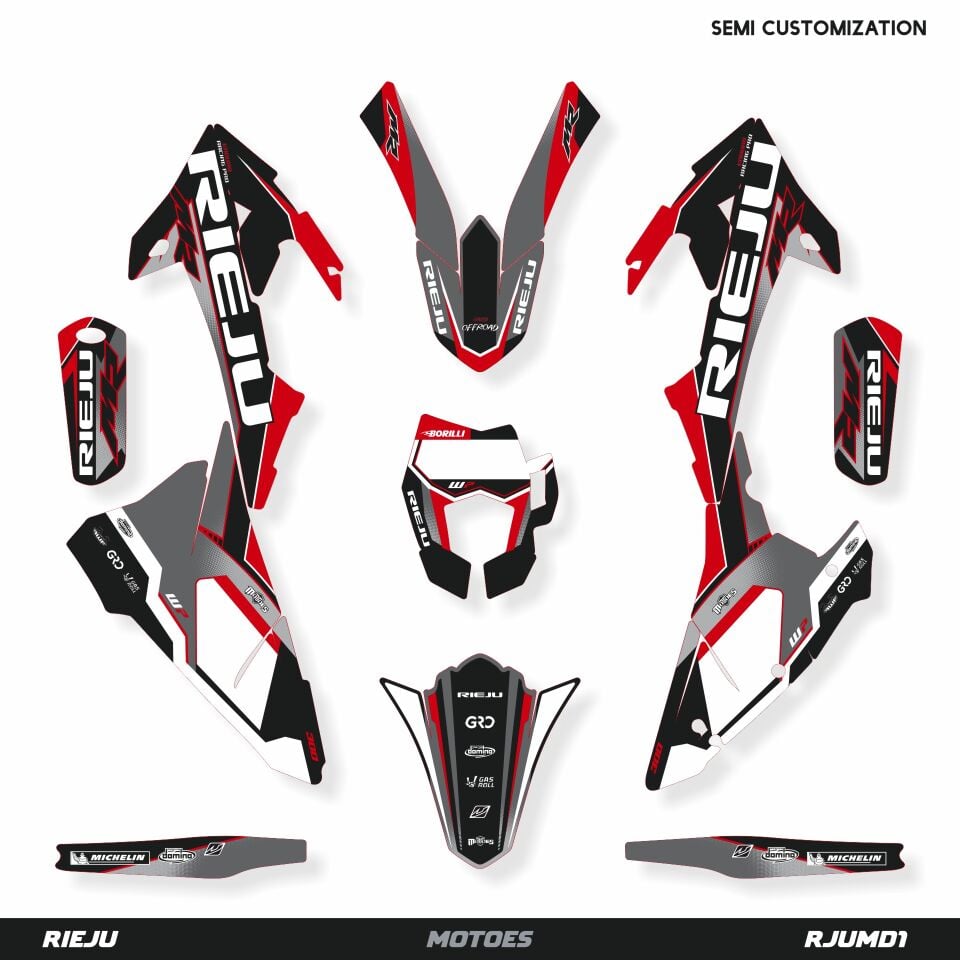 Rieju MR Pro için Grafik Kiti