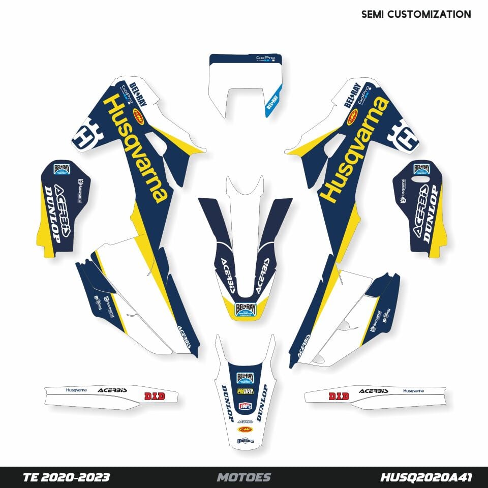 Husqvarna Modelleri için Grafik Kiti 701 Enduro 2016-2023 - Standart Parlaklık