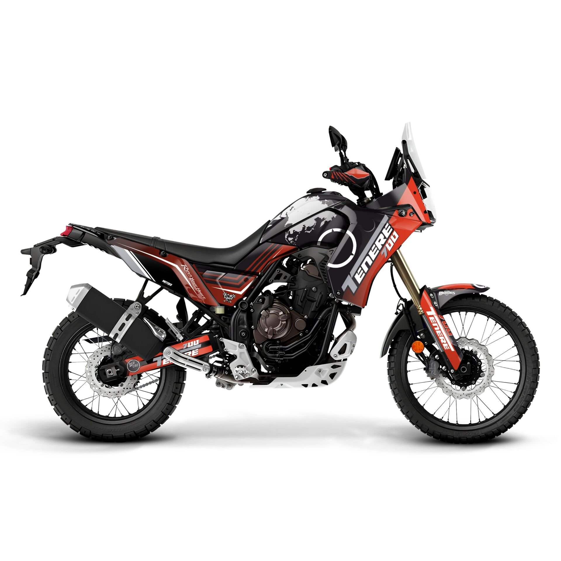 YAMAHA TENERE 700 İÇİN GRAFİK SETİ