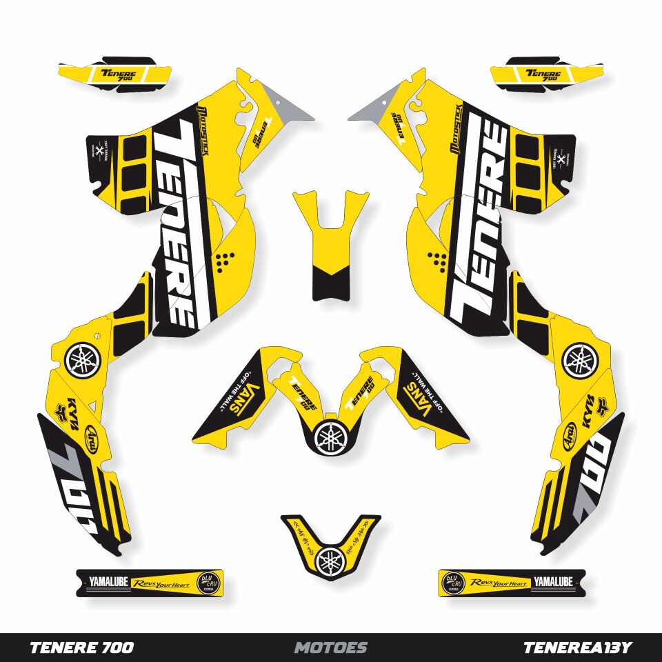 YAMAHA TENERE 700 İÇİN GRAFİK SETİ