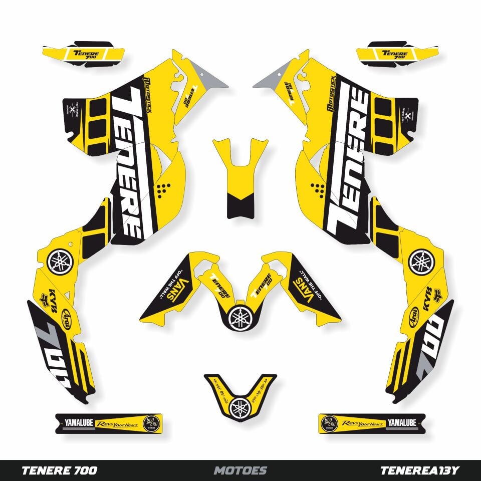 YAMAHA TENERE 700 İÇİN GRAFİK SETİ
