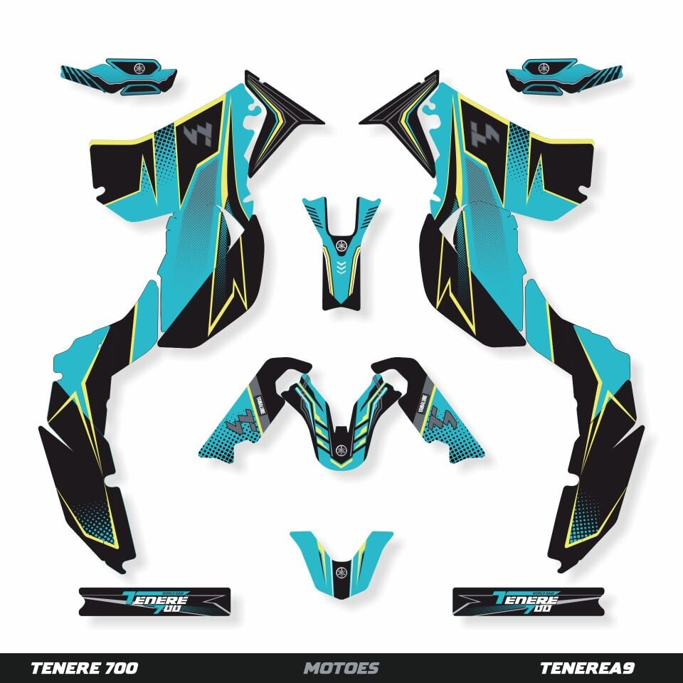YAMAHA TENERE 700 İÇİN GRAFİK SETİ