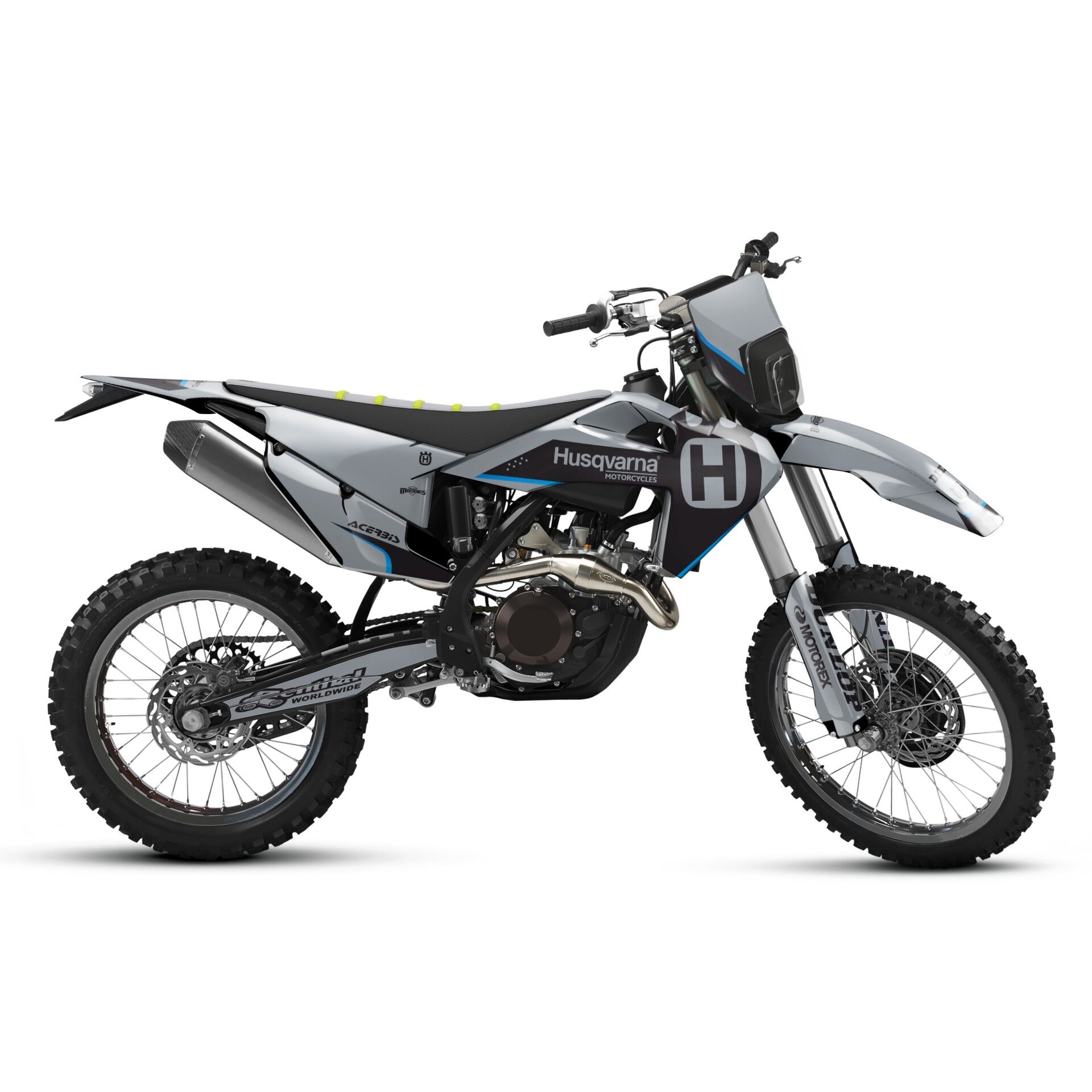 Husqvarna Modelleri için Grafik Kiti TC85 2018-2024 - Standart Parlaklık