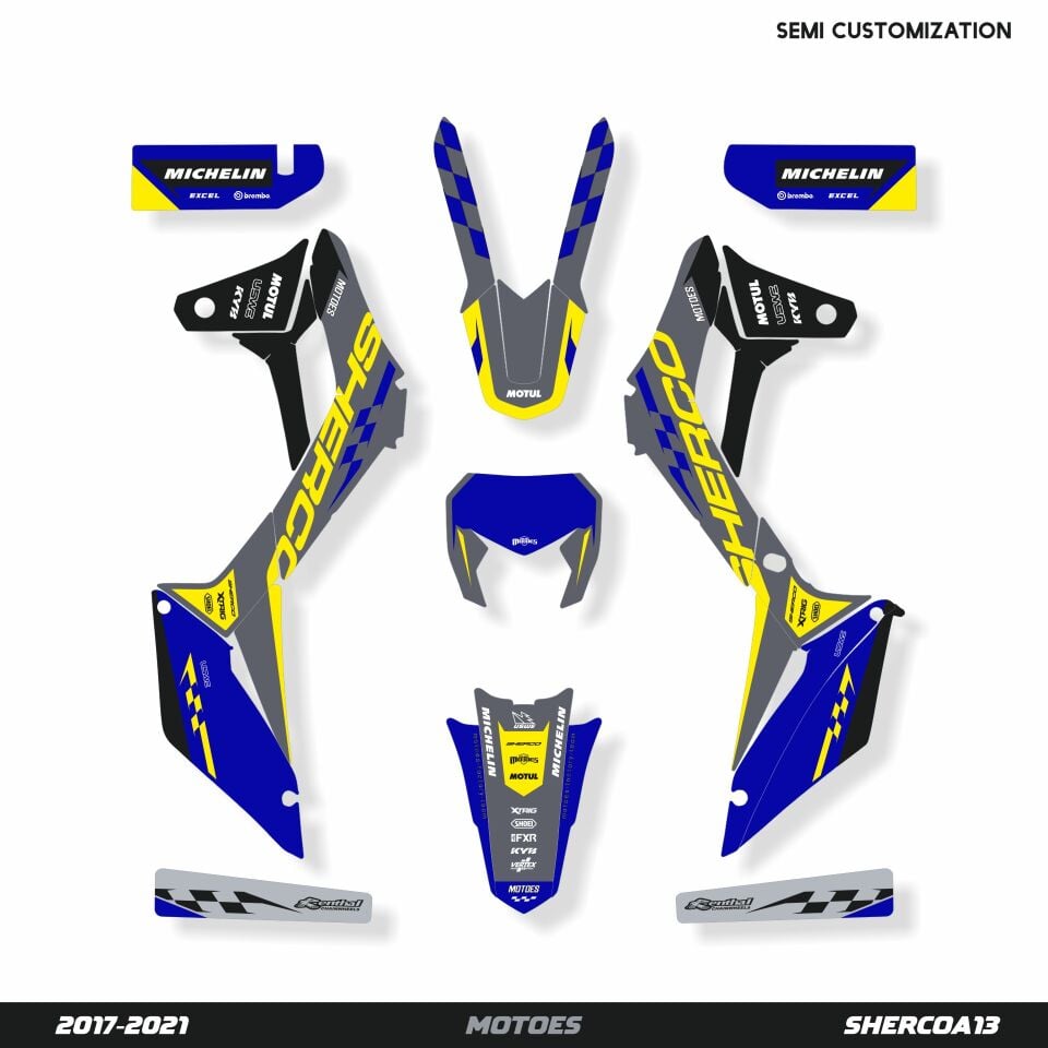 Sherco Modelleri için Grafik Kiti