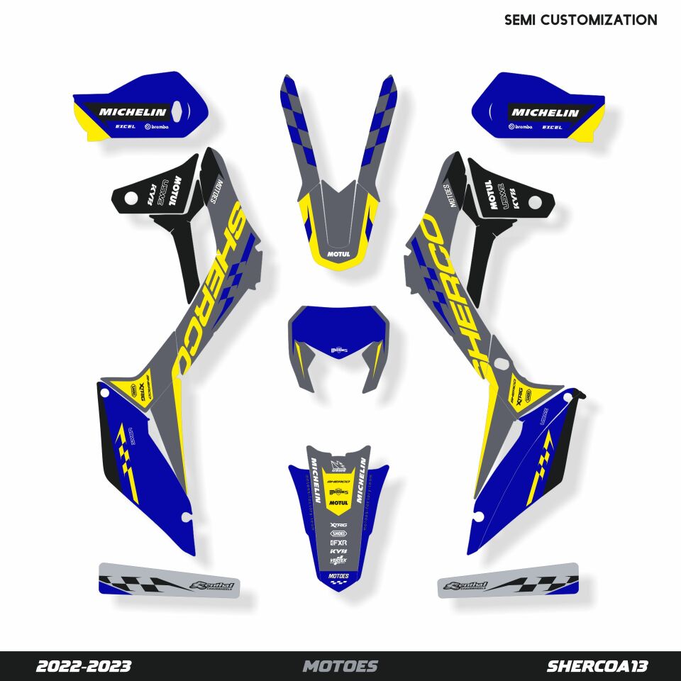 Sherco Modelleri için Grafik Kiti