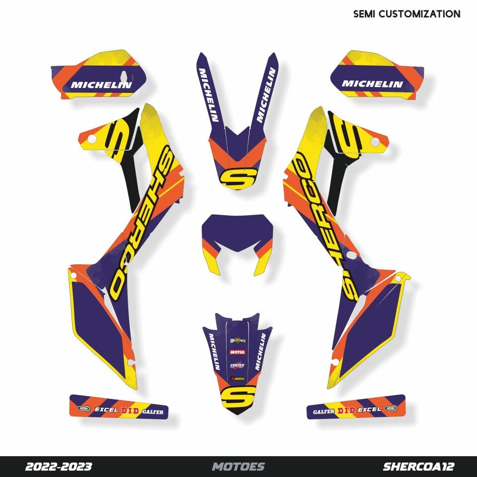 Sherco Modelleri için Grafik Kiti