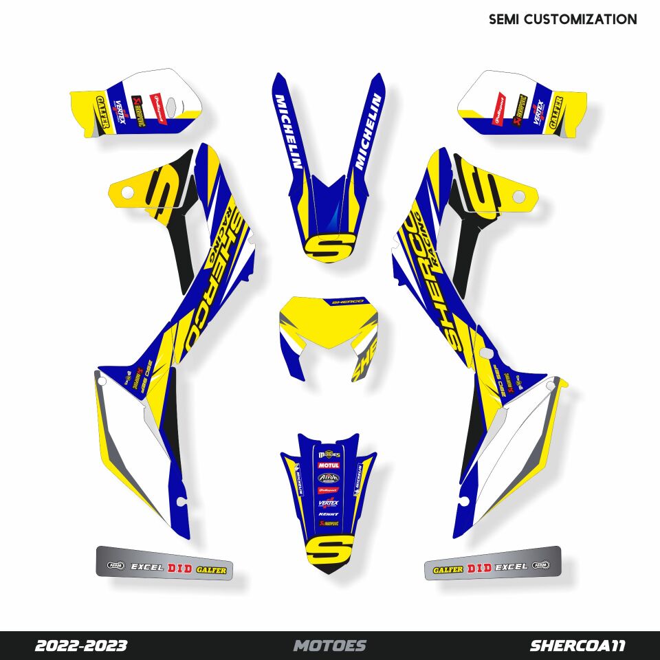 Sherco Modelleri için Grafik Kiti