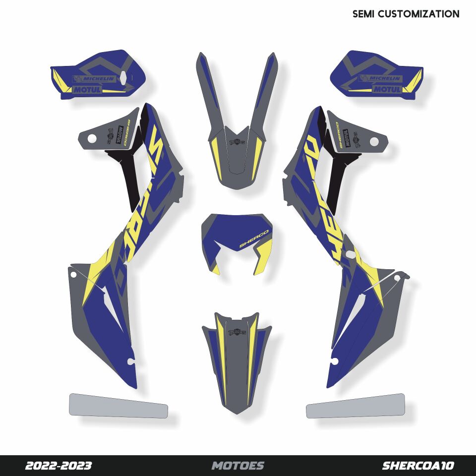 Sherco Modelleri için Grafik Kiti