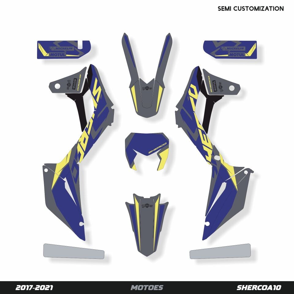 Sherco Modelleri için Grafik Kiti