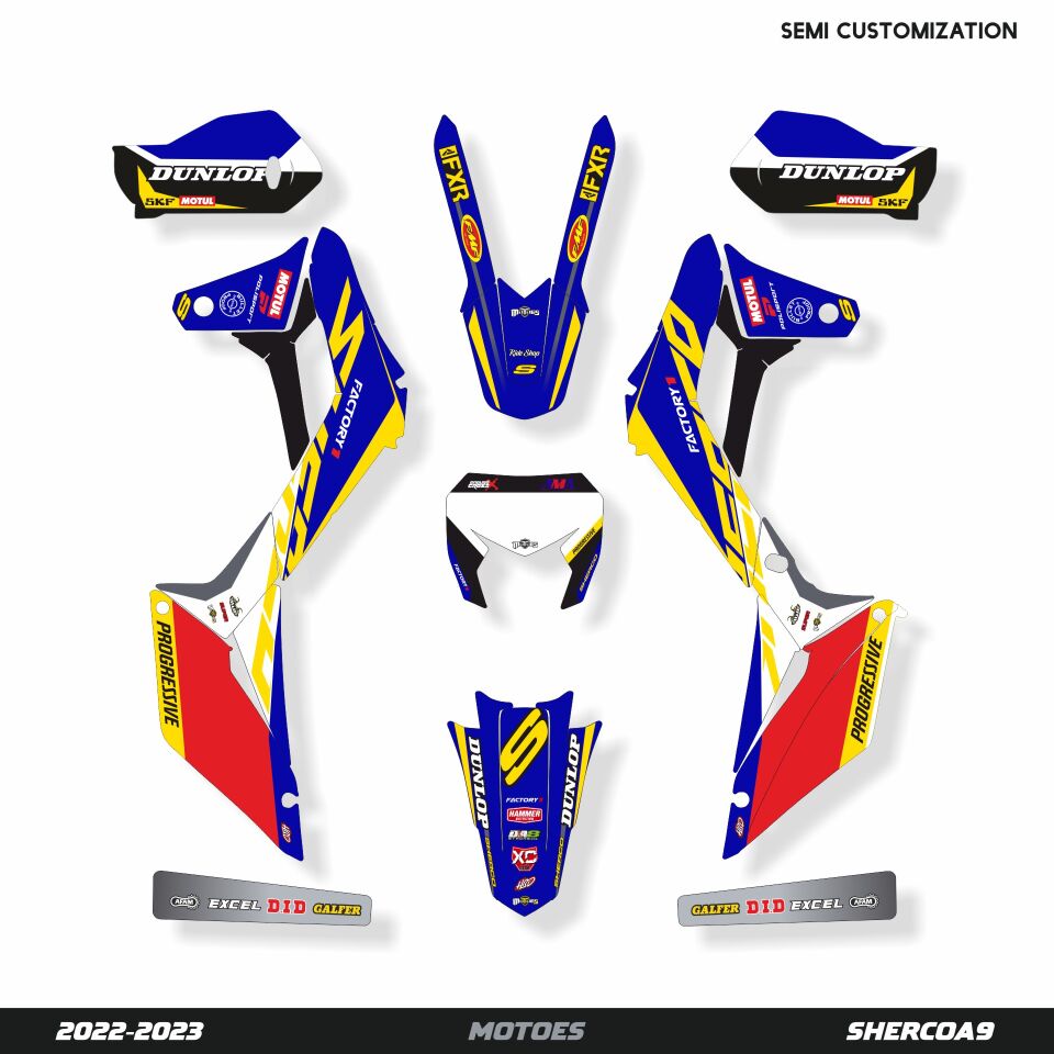 Sherco Modelleri için Grafik Kiti