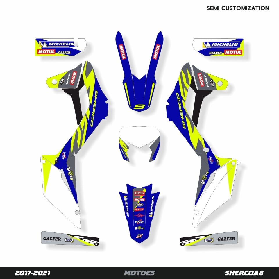 Sherco Modelleri için Grafik Kiti