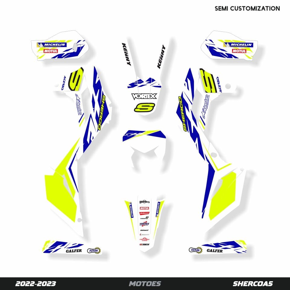 Sherco Modelleri için Grafik Kiti