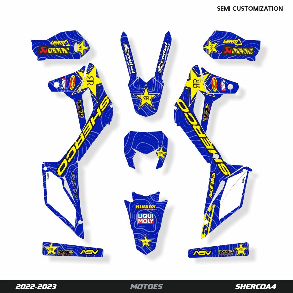 Sherco Modelleri için Grafik Kiti