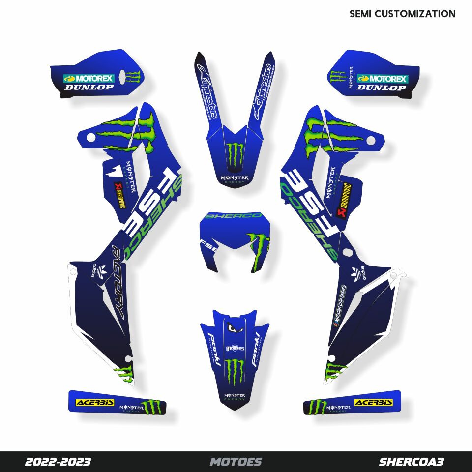 Sherco Modelleri için Grafik Kiti